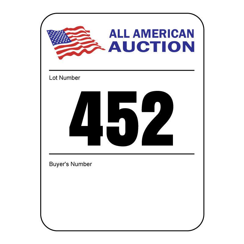 3" x 4" Custom White Label (300 Labels) Full Color Print