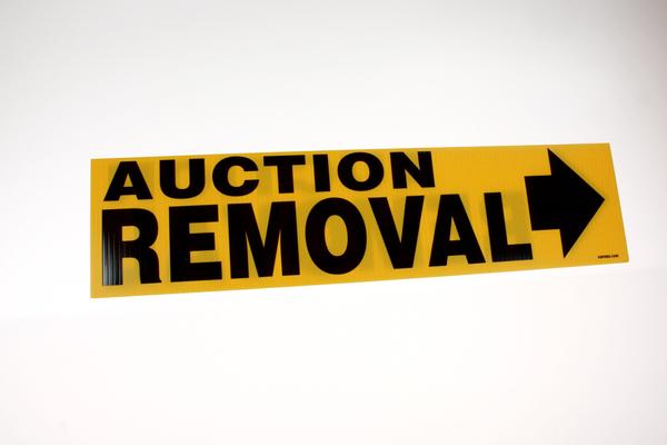 Auction Add On 6” x 24” Coroplast Signs (10/Pack)