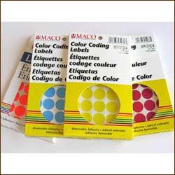 Colored Round Dot Pricing Labels (1000/Pack)