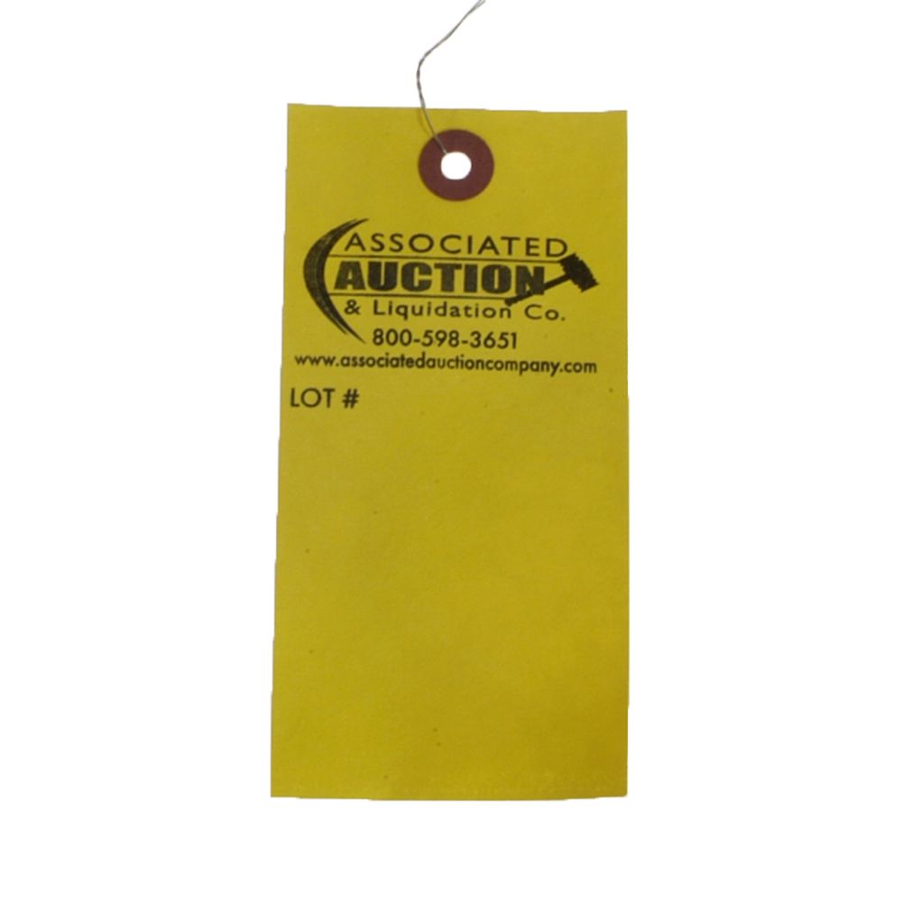 Custom #6 Fl. Yellow Tyvek, wired (1000) Min. 5000