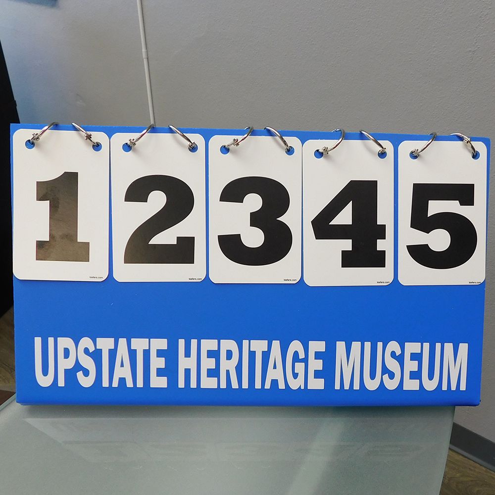 Custom Flipper Deck (3 or 4 Number) 3 sizes