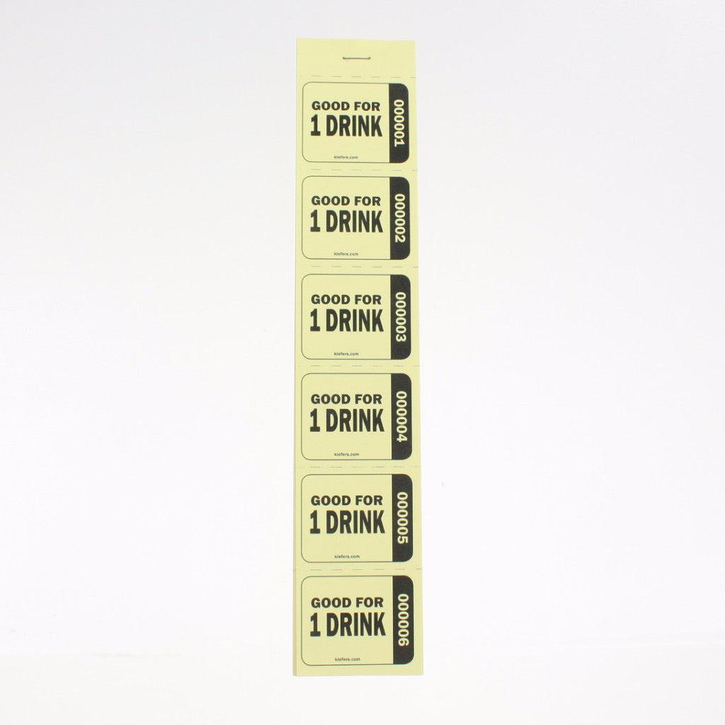 Drink Tickets (240/Book) - 5 Versions