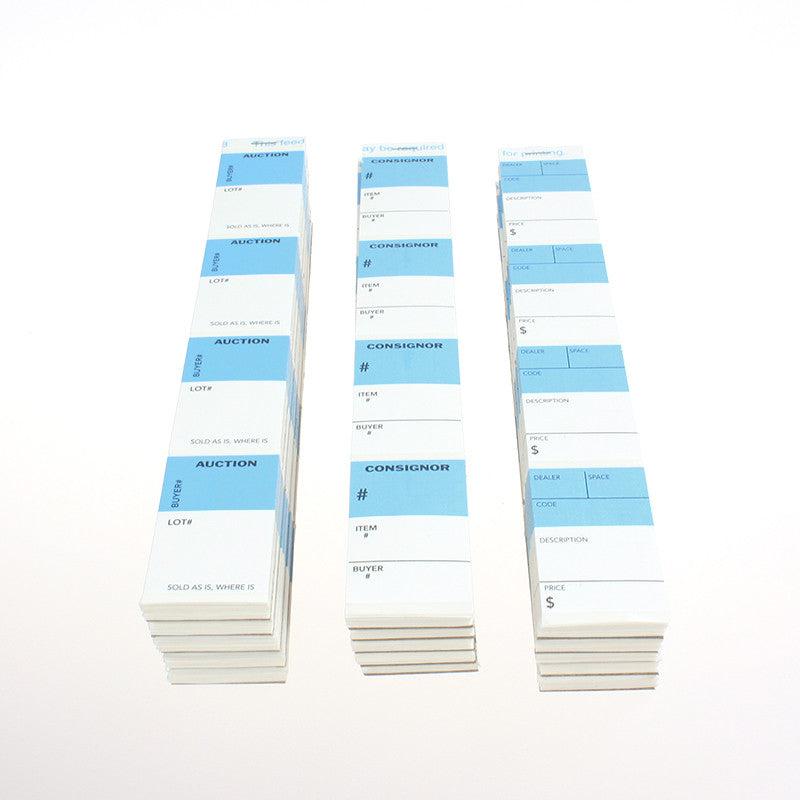 NEW Blue Top 1-1/2 x 2-1/2 Strip Labels (1000/pack)