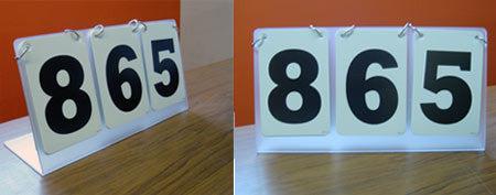 Stock Flipper Deck (3 or 4 Numbers) - 3 Sizes