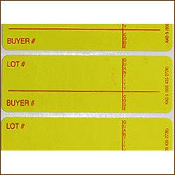 Style 5 Lotting Label - Super Stick (1000/roll)