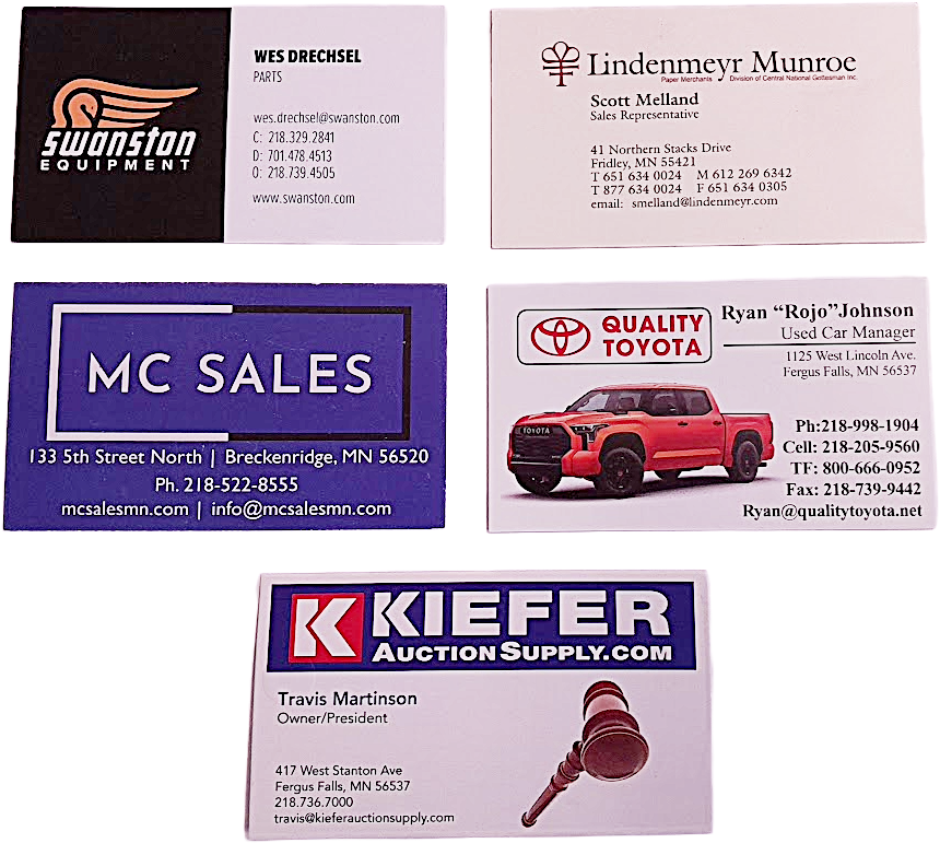 Custom Business Cards - 1 or 2-Sided (250/Cards)