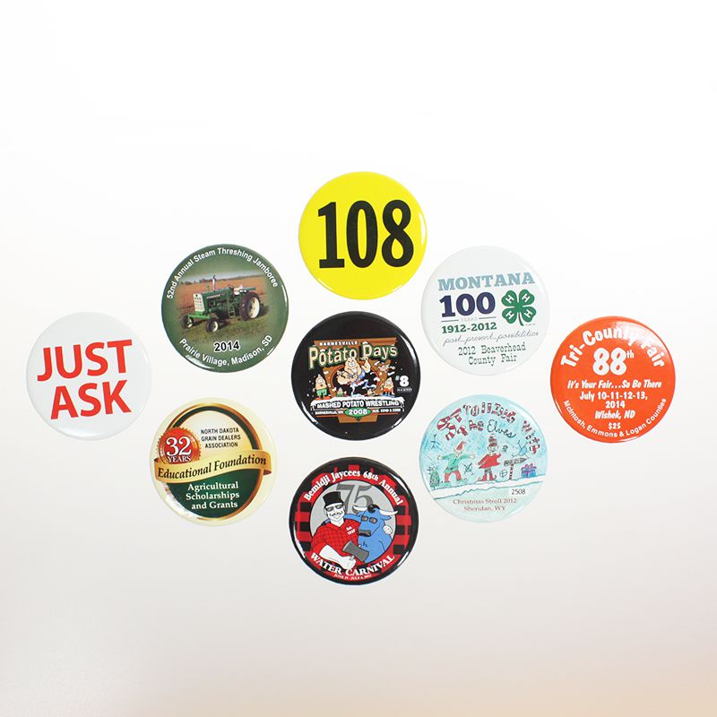3" Round #5 Promotional Button