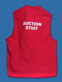 AUCTION STAFF Vests (6/Box)