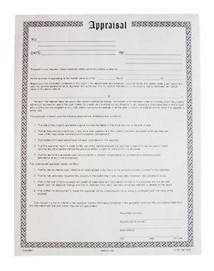 Appraisal Cover Form | 2-Part (100/Pack)