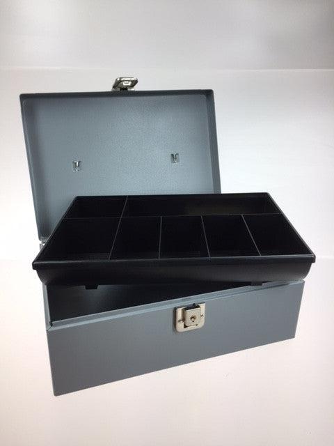 Portable Cash Box w/ Locking Latch by Sparco