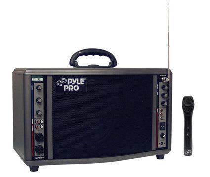 Pyle Pro 200 Watt Wireless Battery Powered PA System