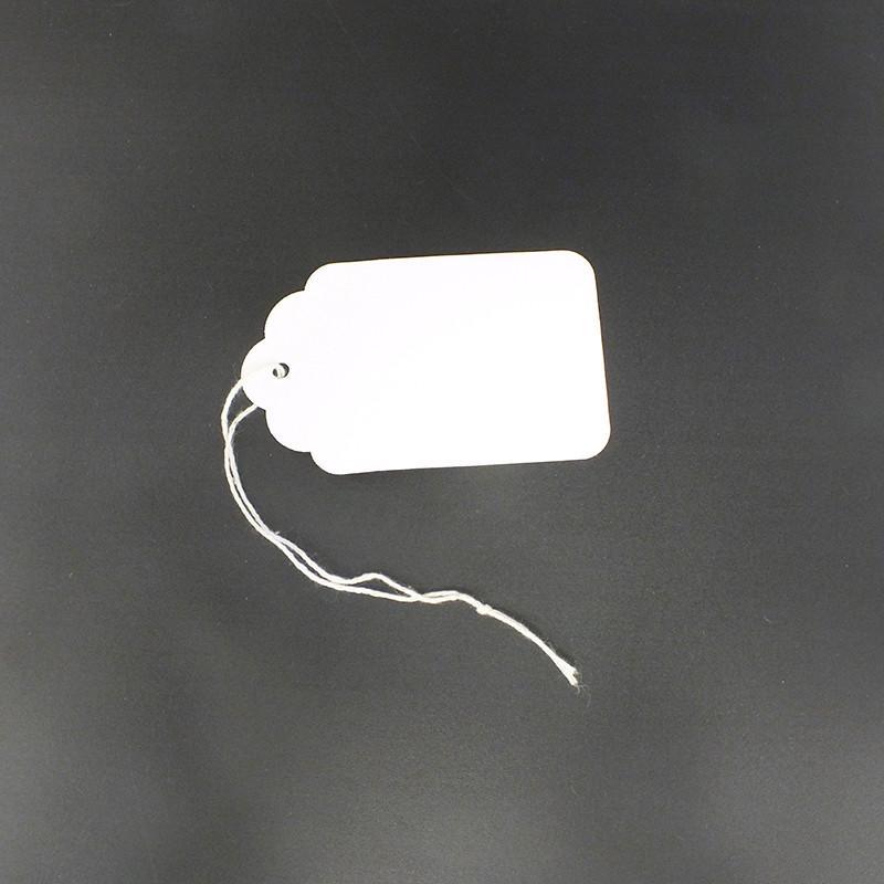 White Blank Item Tags (Box of 400) 9 Sizes