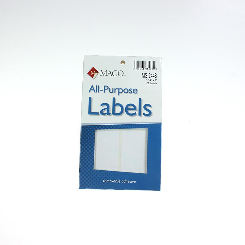 White Box Labels (14 Sizes)